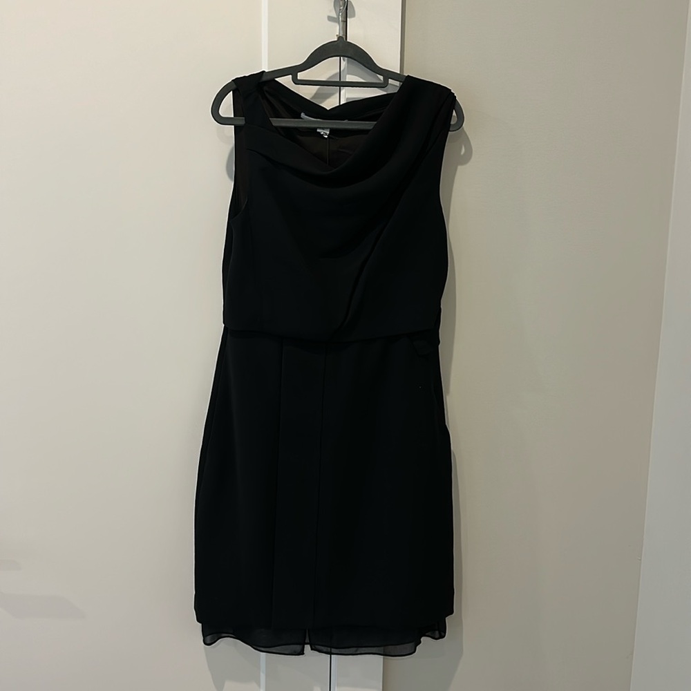 Diane Von Furstenberg Rendevous Black Cocktail Dress with tags, Size 10